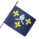 Drapeau Saintonge dans drapeaux des provinces françaises Unic