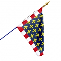 Drapeau Touraine dans drapeaux provinces France Unic