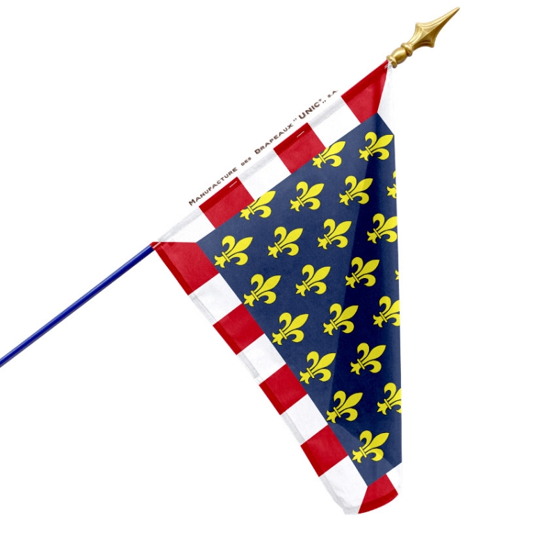 Drapeau Touraine drapeaux provinces France Unic