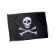 Pavillon pirate noir et blanc Drapeaux Unic