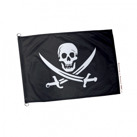 Drapeau Pirate Skull Sabre - Pavillon Noir | Jolly Roger