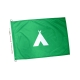 Drapeau camping pavillon vert Unic