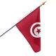 Drapeau Tunisie drapeaux pays d'Afrique Unic