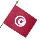 Drapeau Tunisie drapeaux pays d'Afrique Unic