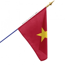 Drapeau Vietnam dans drapeaux des pays d'Asie