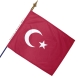 Drapeau Turquie drapeaux des pays d'Asie