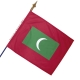 Drapeau Maldives dans drapeaux des pays Unic