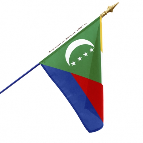 Drapeau National Comores Comores Drapeau Tissu Drapeau Comores