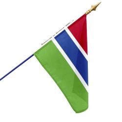 Drapeau Gambie tous les drapeaux Unic