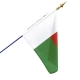Drapeau Madagascar drapeaux des pays Unic