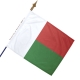 Drapeau Madagascar drapeaux des pays Unic