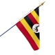 Drapeau Ouganda dans drapeaux des pays d'Afrique