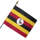 Drapeau Ouganda dans drapeaux des pays d'Afrique