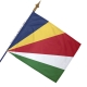 Drapeau Seychelles dans drapeaux pays d'Afrique