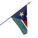 Drapeau Soudan du Sud dans drapeaux des pays d'Afrique