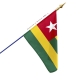 Drapeau Togo dans drapeaux des pays d'Afrique Unic