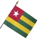 Drapeau Togo dans drapeaux des pays d'Afrique Unic