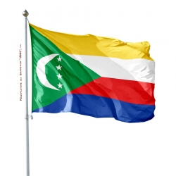 Pavillon Comores pays du monde drapeaux Unic