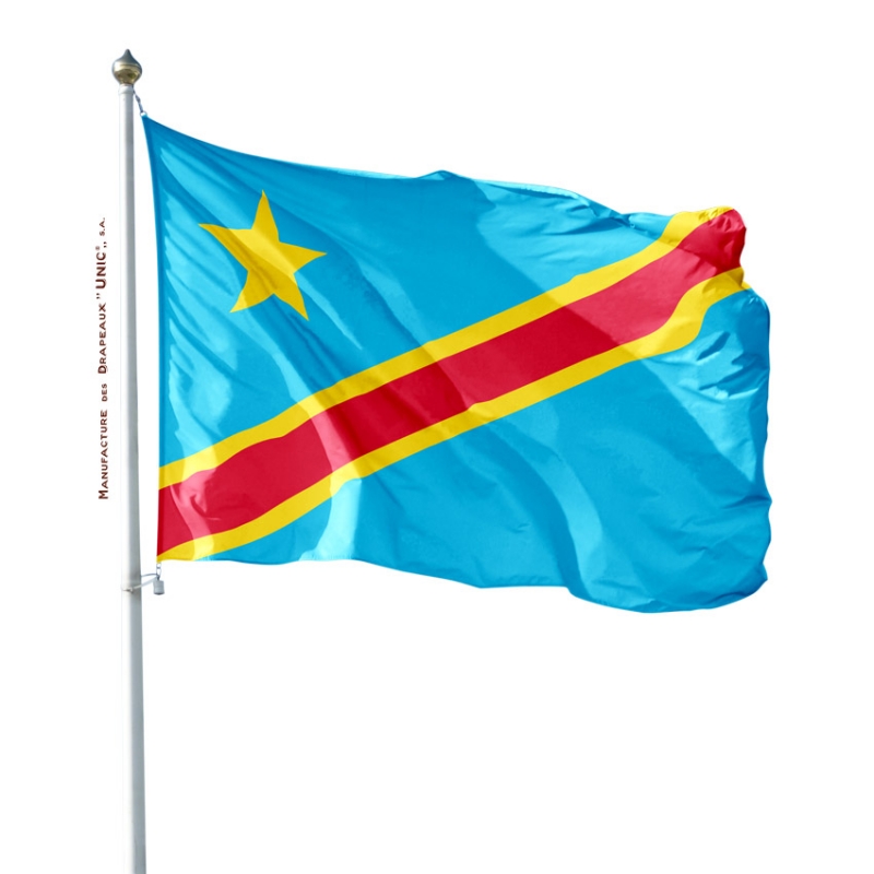 Drapeau République démocratique du Congo à acheter - Monsieur-des-Drapeaux