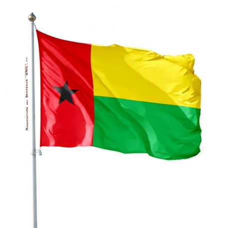 Pavillon Guinee Bissau fabrication drapeau Unic