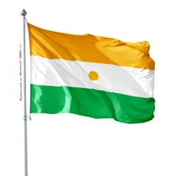 Pavillon Niger drapeaux des Pays d'Afrique Unic