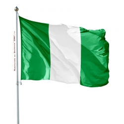 Pavillon Nigeria dans drapeau du monde Unic