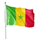 Pavillon Sénégal dans drapeaux des pays d'Afrique Unic