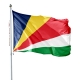 Pavillon Seychelles dans drapeaux des pays d'Afrique Unic