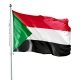 Pavillon Soudan drapeaux des pays d'Afrique Unic