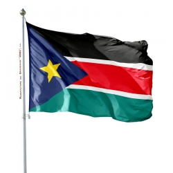Pavillon SOudan du Sud drapeaux des pays d'Afrique
