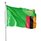 Pavillon Zambie dans drapeaux des pays d'Afrique Unic