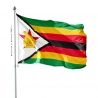 Pavillon Zimbabwe dans drapeaux des Pays d'Afrique Unic