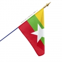 Drapeau Myanmar