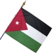 Drapeau Jordanie tous les drapeaux du monde Unic
