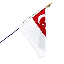 Drapeau Singapour drapeaux des pays Unic