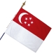 Drapeau Singapour drapeaux des pays Unic