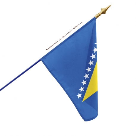 Drapeau Bosnie drapeau du monde Unic