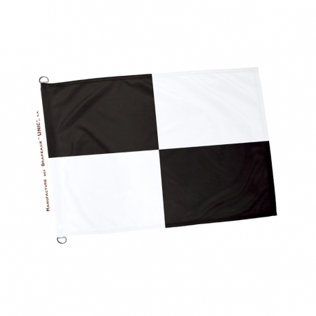 Drapeau sauveteur noir et blanc Drapeaux Unic