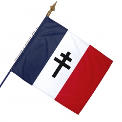 FRANCE stickers CROIX de LORRAINE drapeau français