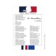 Poster La Marseillaise pavoisement des Ecoles loi Blanquer Drapeaux Unic