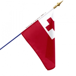 Drapeau Tonga en tissu