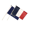 Kit 1 Pavillon France et 1 Europe potence à système anti-enroulement