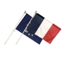 Kit 1 Drapeau France anti-enroulement