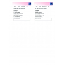 Paiement par virement : RIB - La Banque Postal - IBAN : FR022004101007008377D03850 - BIC : PSSTFPPLYO