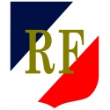 Ecusson porte drapeaux n°3 Tricolore + RF