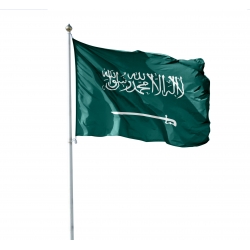 Pavillon Arabie Saoudite drapeaux des pays d'Asie