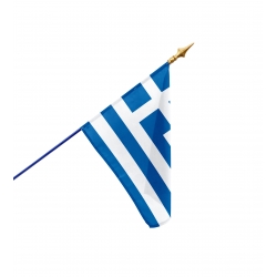 Drapeau Grece / grec en tissu Pays d'europe