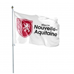 Pavillon Nouvelle Aquitaine drapeau région Unic