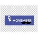 Banderole PVC Movember
