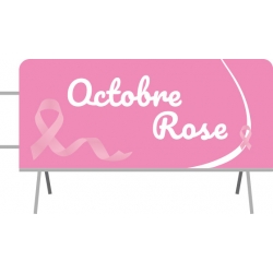 Couvre barrière octobre rose
